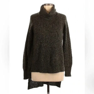 Express | Vintage Y2K Army Green Wool Blend Turtleneck Sweater Size Small S